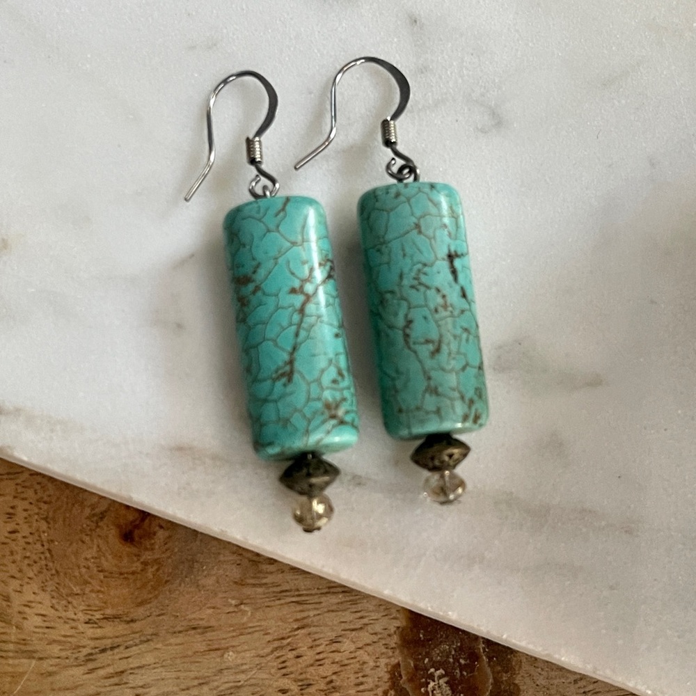 Turquoise Earrings - Picture 4 of 4